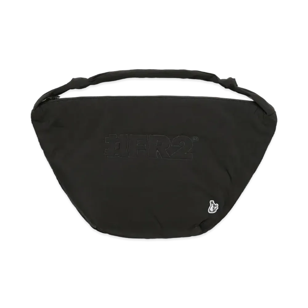 FR2 Crossbody Rabbits Quilting Nylon Bag "Black"