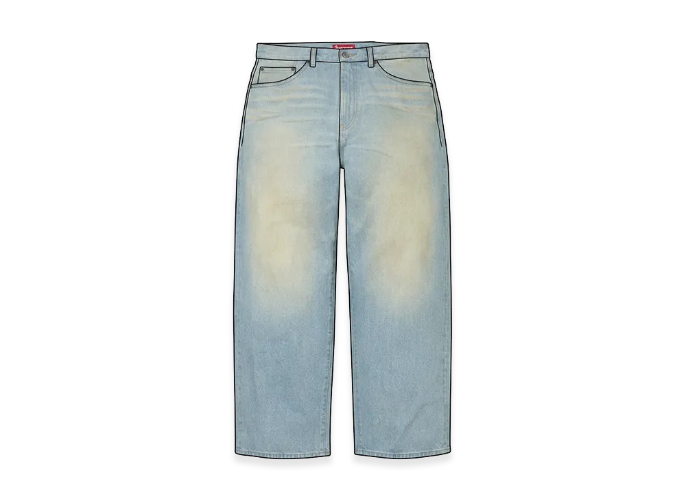 Supreme Baggy Jean "Light Washed Indigo"