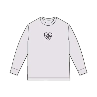 Verdy x BLACKPINK Born Pink Pop Up Heart Logo Crew Neck "Gray"