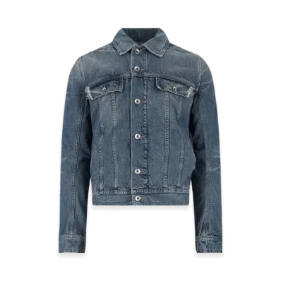 Rick Owens DRKSHDW Trucker Jacket "Washed Indigo"