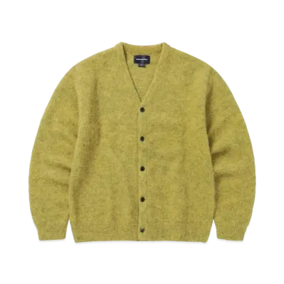 thisisneverthat Hairy Knit Cardigan "Mustard"
