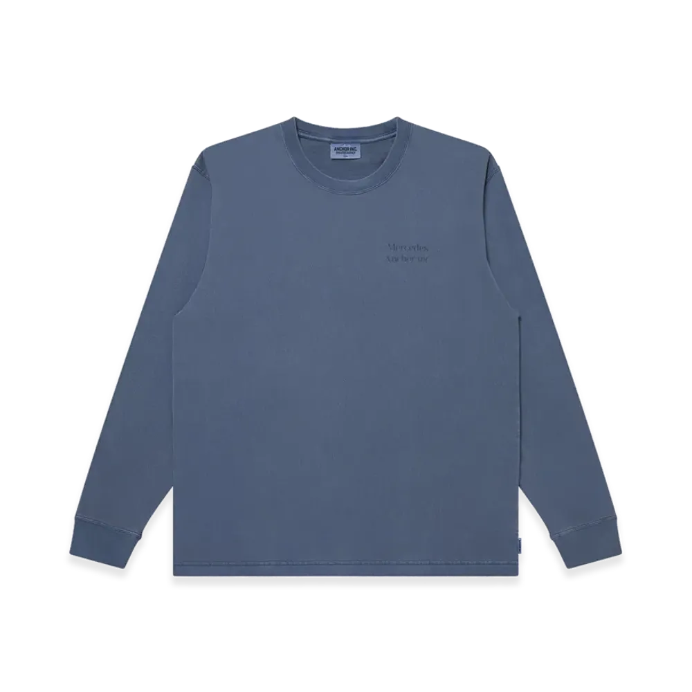 Mercedes Anchor inc. Pigment Dyed L/S Tee "Lavender"