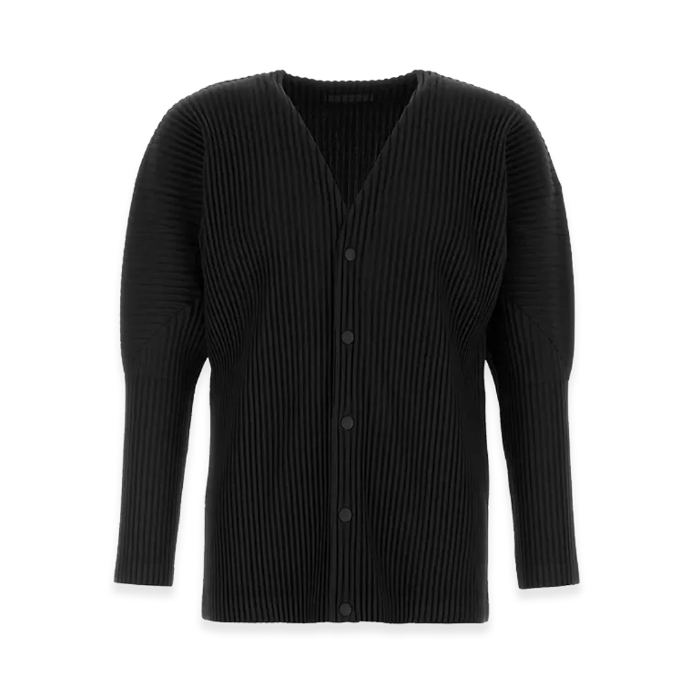 COMME des GARCONS HOMME Polyester Cardigan "Black"