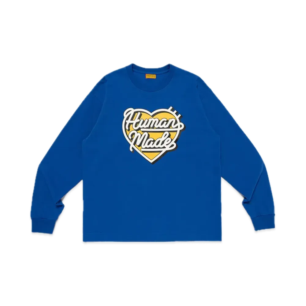 HUMAN MADE Graphic L/S T-Shirt "Blue"