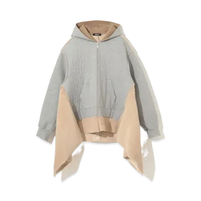 UNDERCOVER Cotton Zip-up Hoodie "Top Gray"