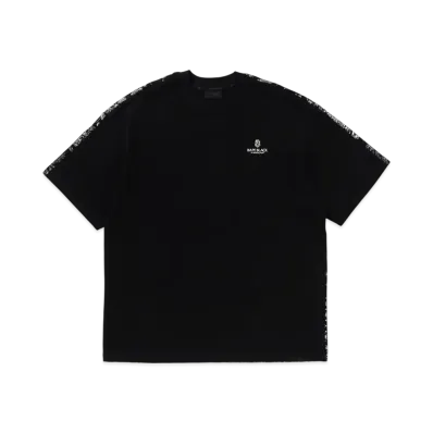 A BATHING APE Bape Black Paisley Tee "Black"