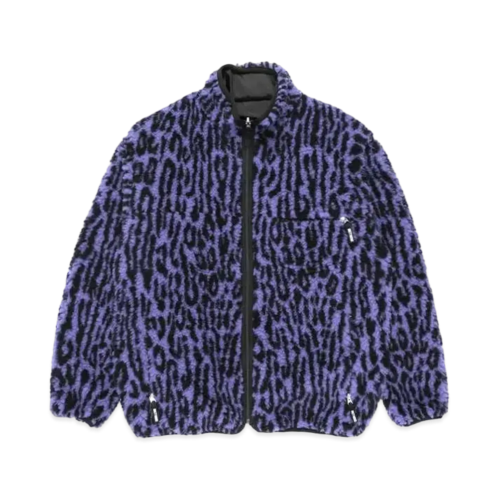 WACKO MARIA Reversible Boa Flece Jacket "Purple"
