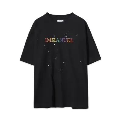 SOMEIT IMMANUEL VINTAGE TEE "BLACK"
