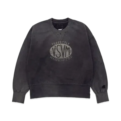 visvim Court Sweat L/S Crash "Navy"