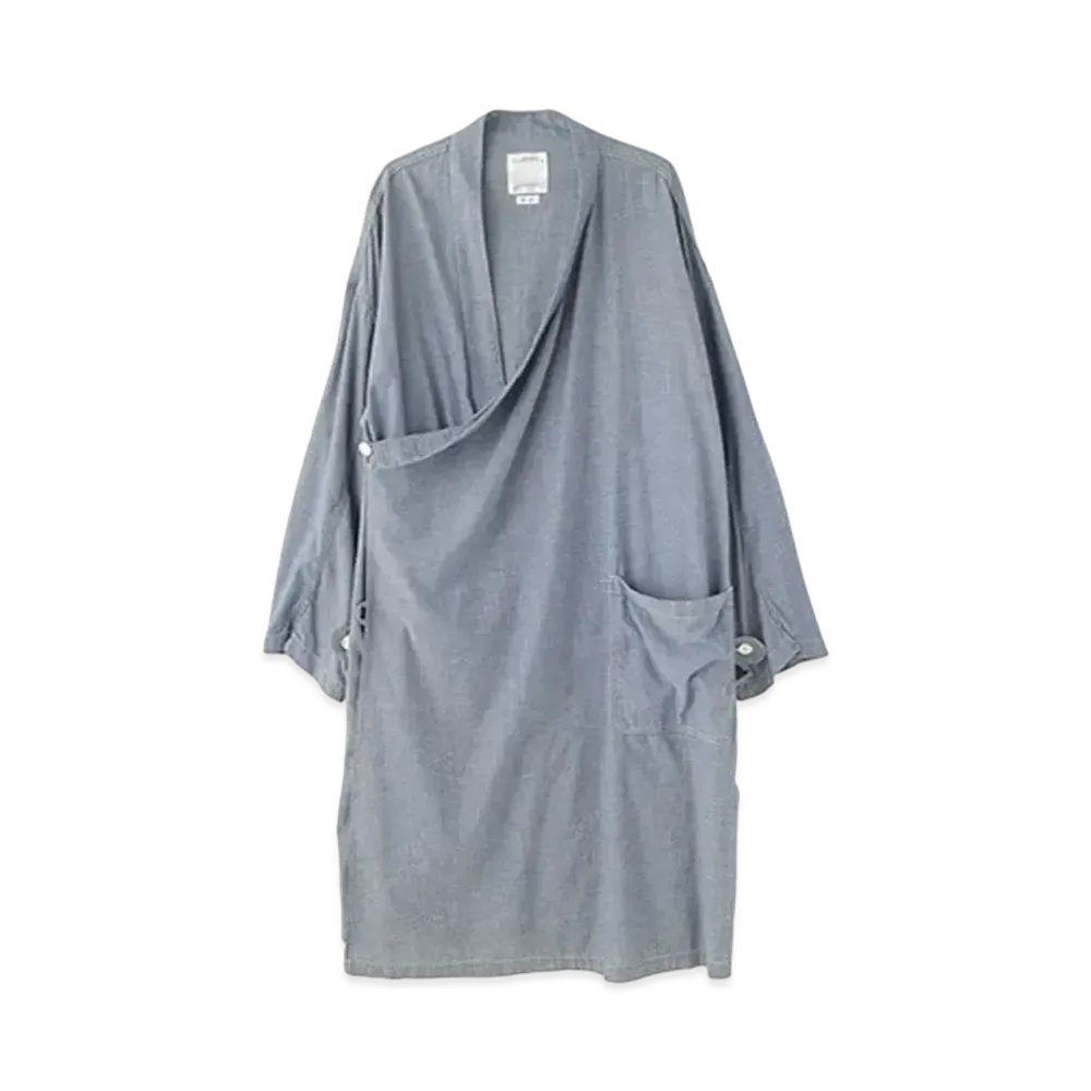 visvim GYALPO ROBE (C/SI CHAMBRAY) "Indigo"