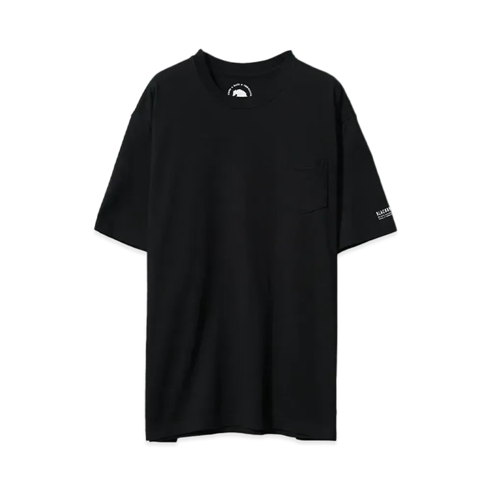 RATS REGULAR SILHOUETTE CREW NECK PACK TEE "BLACK"