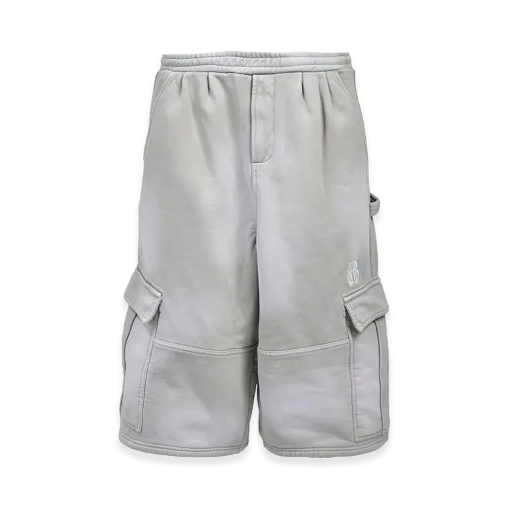BREATH BH Logo Sweat Cargo Shorts "Grey"
