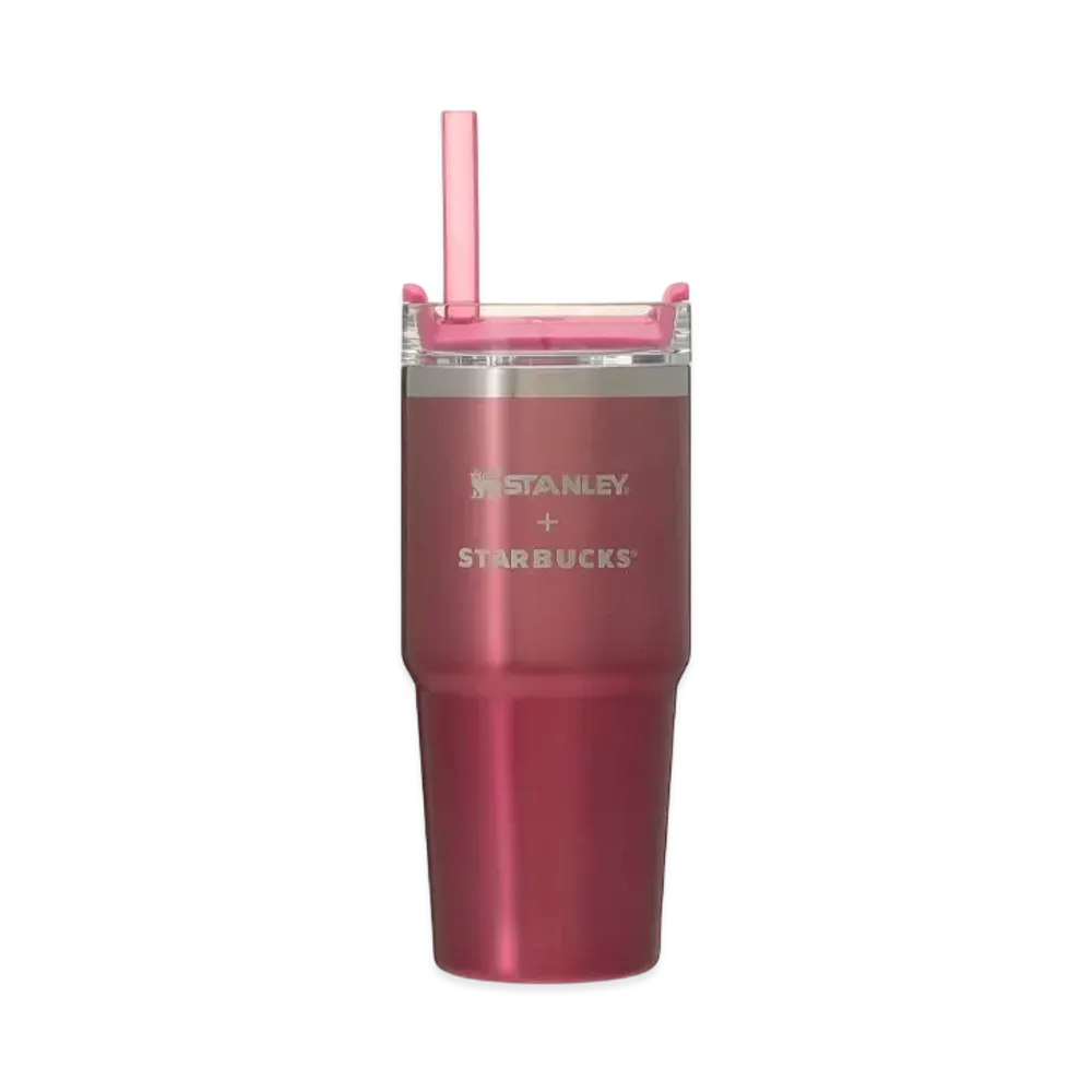 STARBUCKS 3WAY Stainless Steel Tumbler Stanley Gradient 414ml "Cranberry"