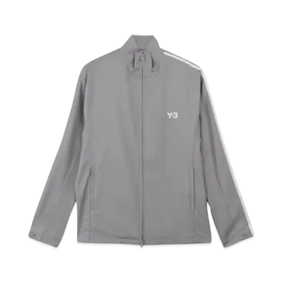 adidas Y-3 Refined Wool 3-Stripes Track Top "Charcoal Solid Grey"