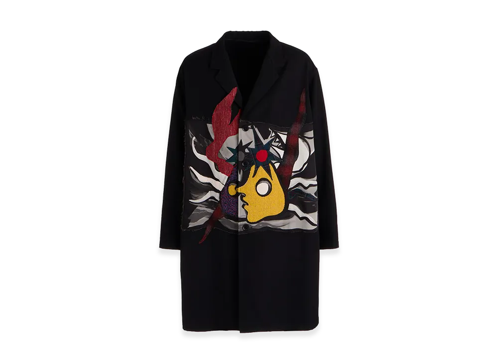 Ground Y x Taro Okamoto Mixed-Media Composition Jacket ”Seaside” "Black"