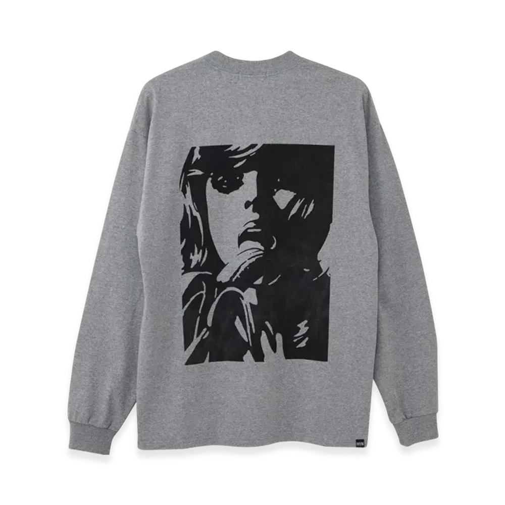 HYSTERIC GLAMOUR Banana LS T-Shirt "Top Gray"