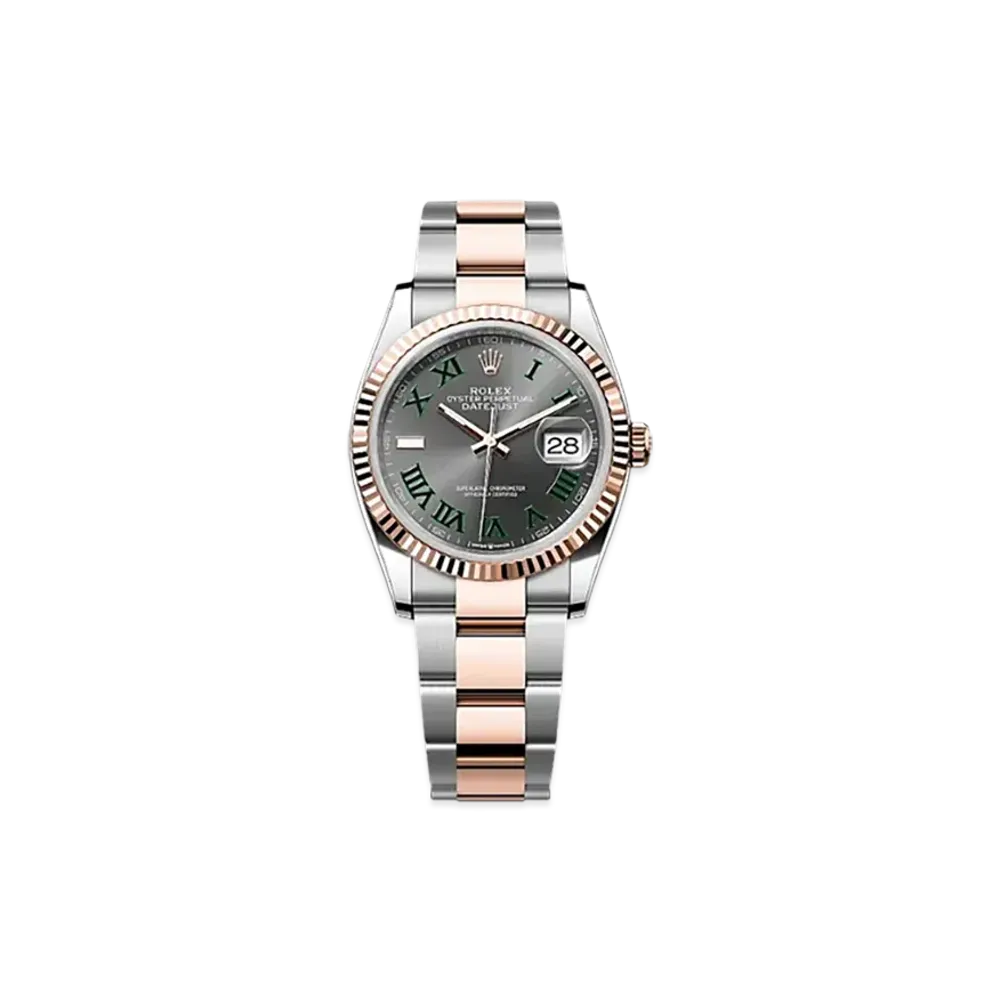 ROLEX Datejust 36 Oystersteel & Everose Gold "Grey"