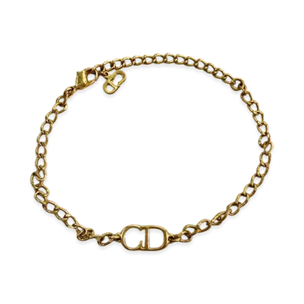 Dior CD Logo Bracelet "Gold"