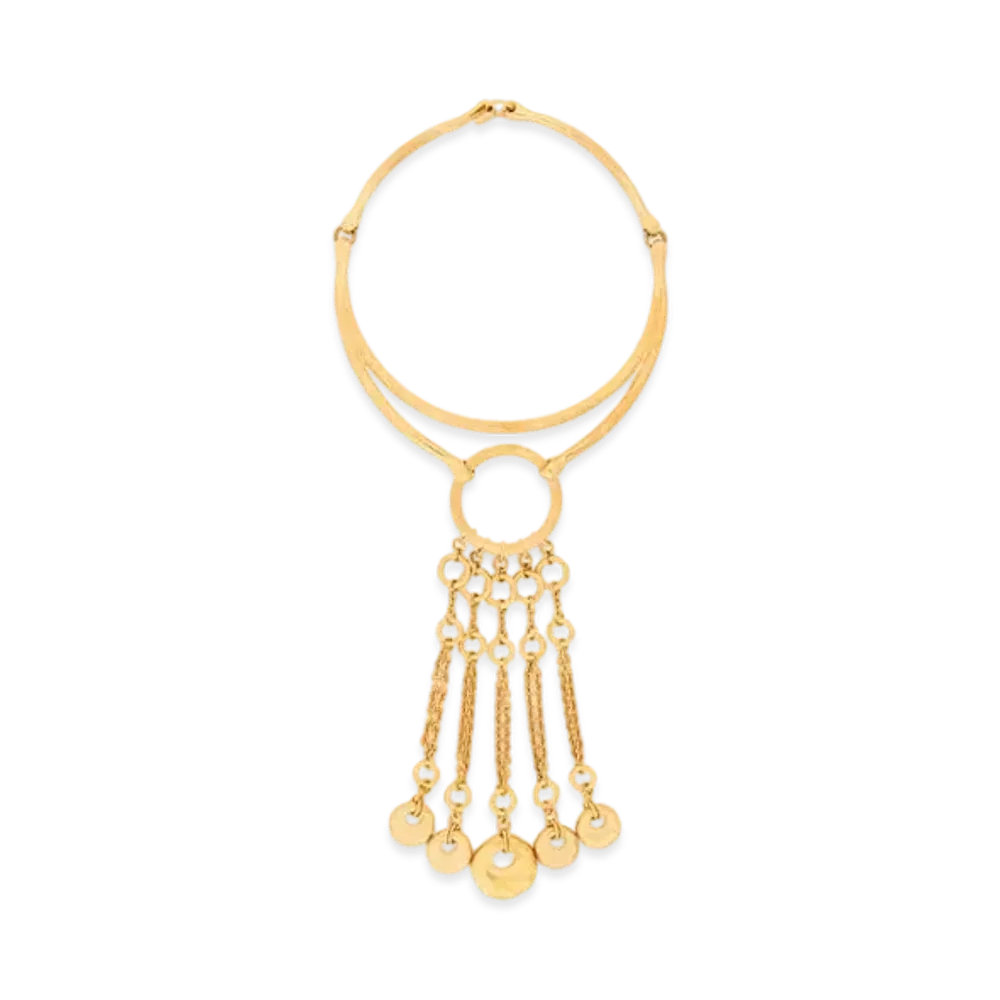 Chloe Eclectic Necklace "Vintage Gold"