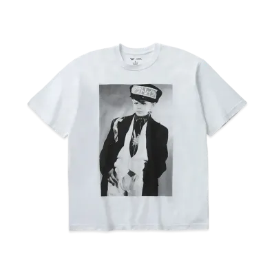 LUKER by NEIGHBORHOOD x Keisuke Baba feat. Jamie Morgan Tee SS-2 "White"