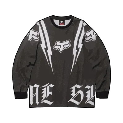 Supreme x Fox Racing L/S Top "Black"