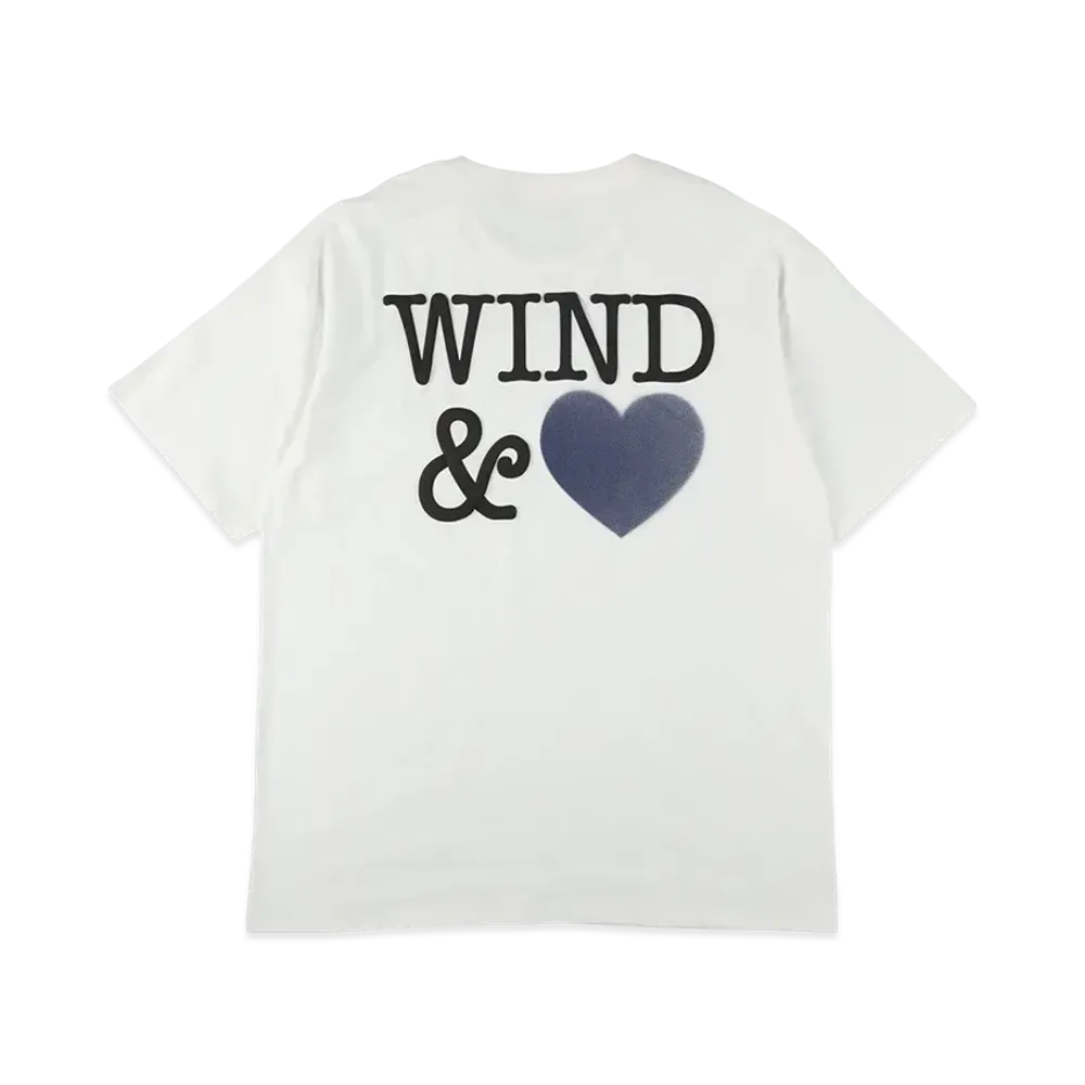WIND AND SEA Back Logo S/S Tee (Heart) "White"