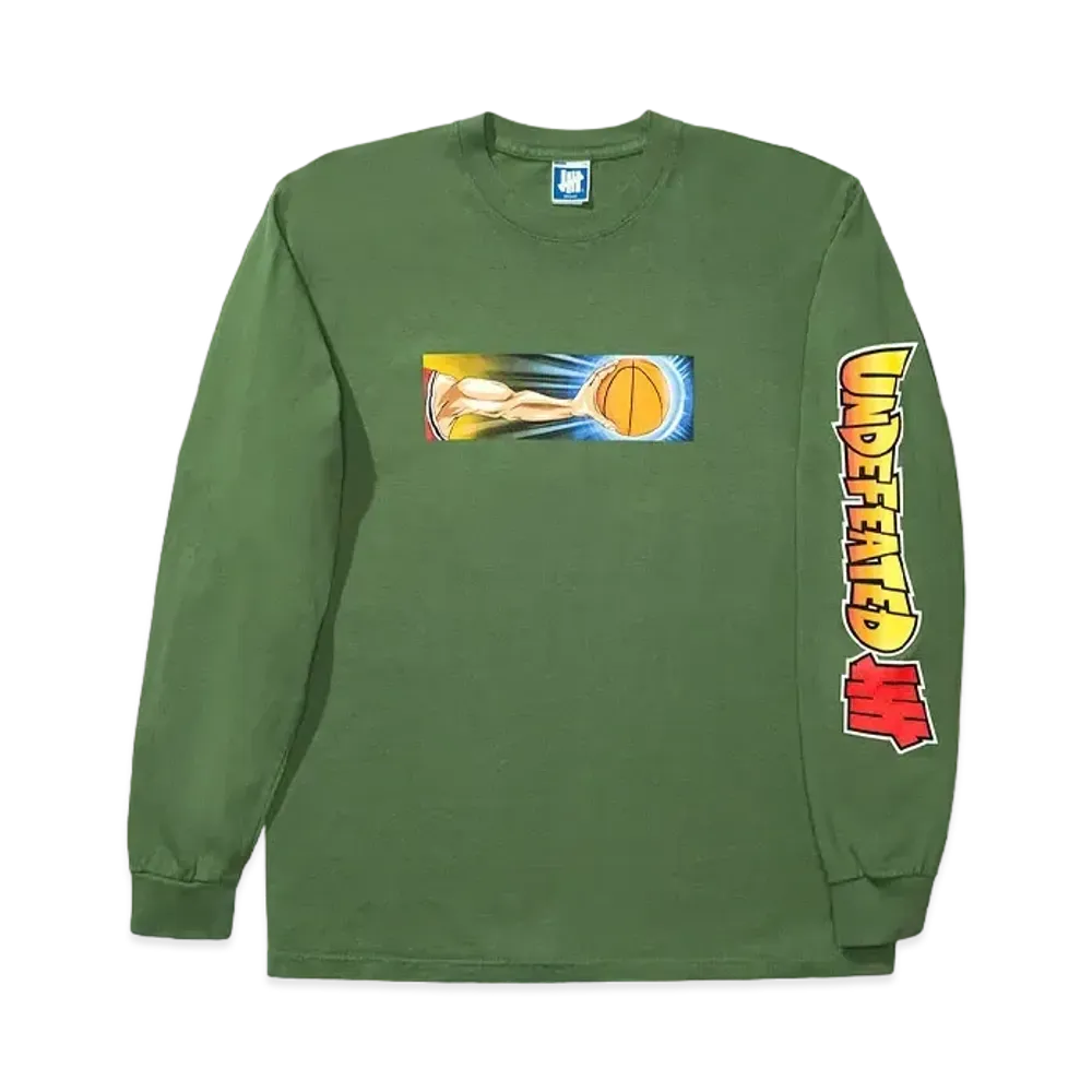 UNDEFEATED ANIME BBALL L/S TEE - 80204 "Green"