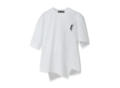 COMME des GARCONS CDG Bias Designed T-Shirt "White"
