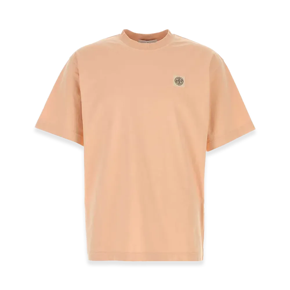 Stone Island Cotton T-Shirt "Pink"