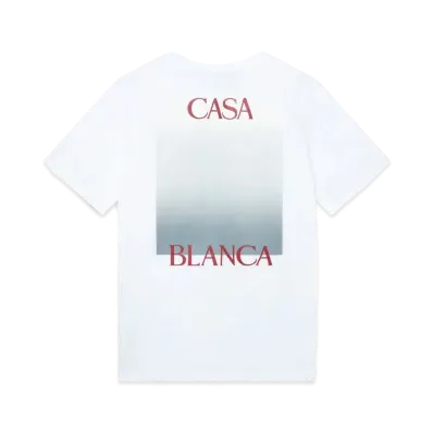 Casablanca Gradient Casa Logo T-Shirt "White"