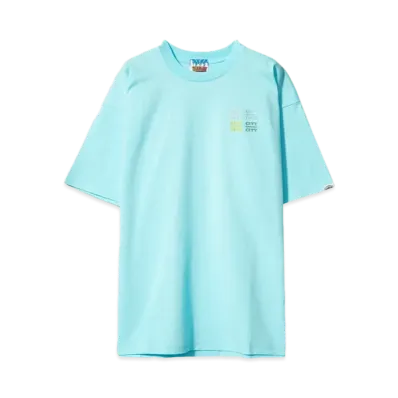 CITY COUNTRY CITY EMBROIDERED LOGO COTTON S/S T-SHIRT CCCC "BLUE"