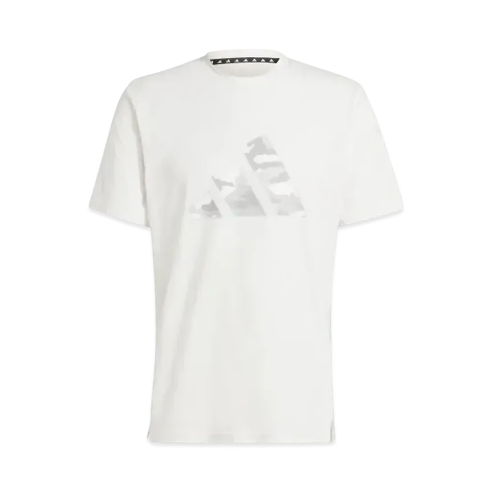 adidas Train Essentials Camo Graphic Logo Short Sleeve T-Shirt "Chalk White"