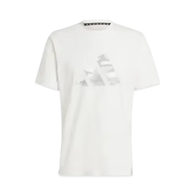 adidas Train Essentials Camo Graphic Logo Short Sleeve T-Shirt "Chalk White"