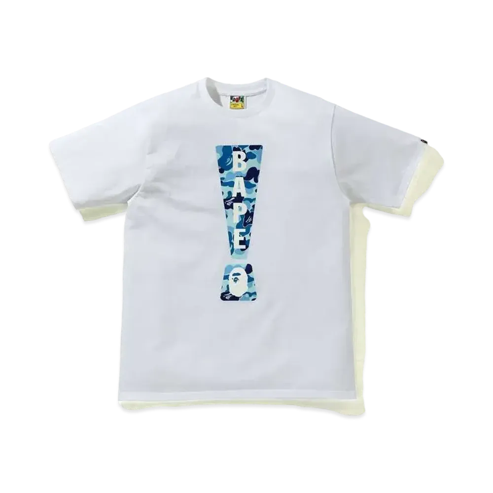 A BATHING APE PUNCTUATION TEE 3 "White"