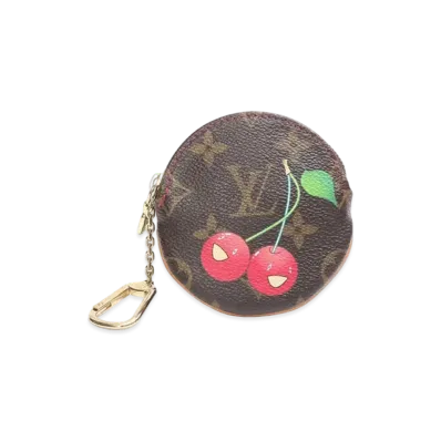 Louis Vuitton x Takashi Murakami Monogram Cherry Portemonnaie Rond