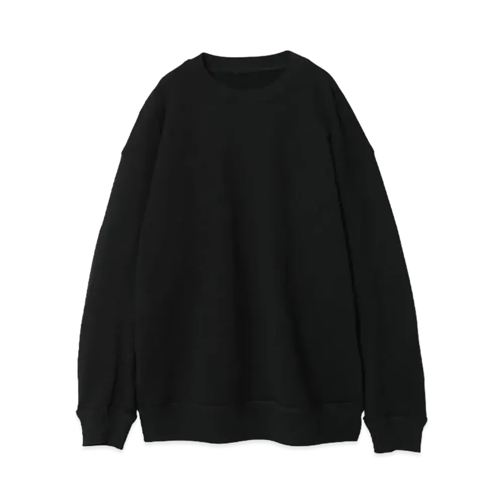 N.HOOLYWOOD Reversible Crew Neck Sweatshirt "Black"