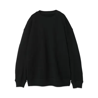 N.HOOLYWOOD Reversible Crew Neck Sweatshirt "Black"