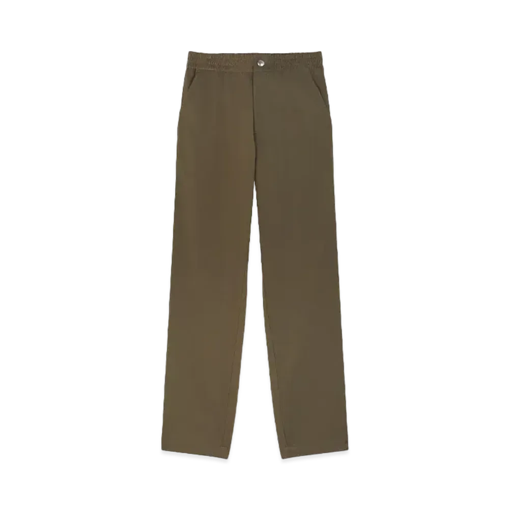 Maison Kitsune Casual Pants "Military Green"
