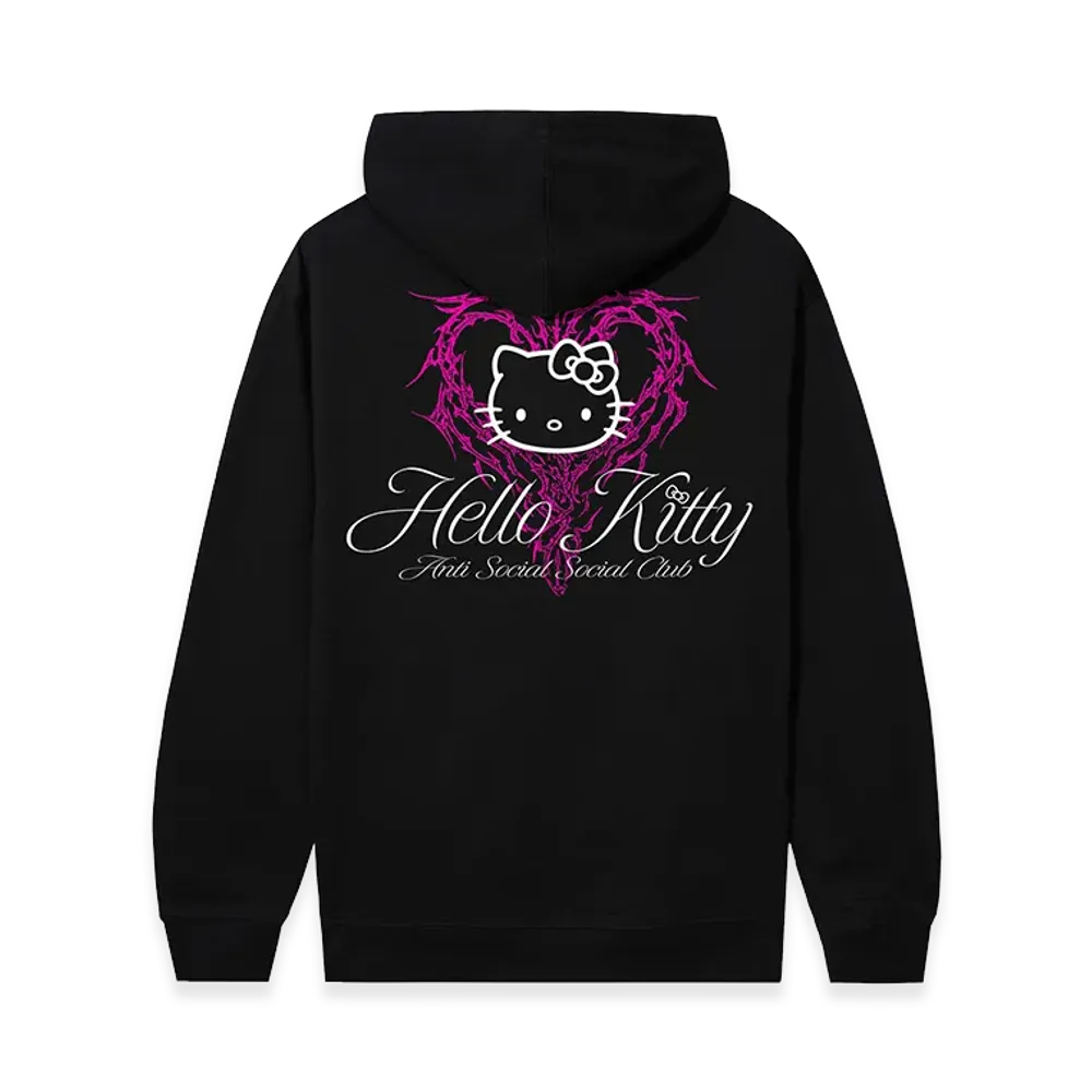 ANTI SOCIAL SOCIAL CLUB x Hello Kitty Love Hoodie "Black"