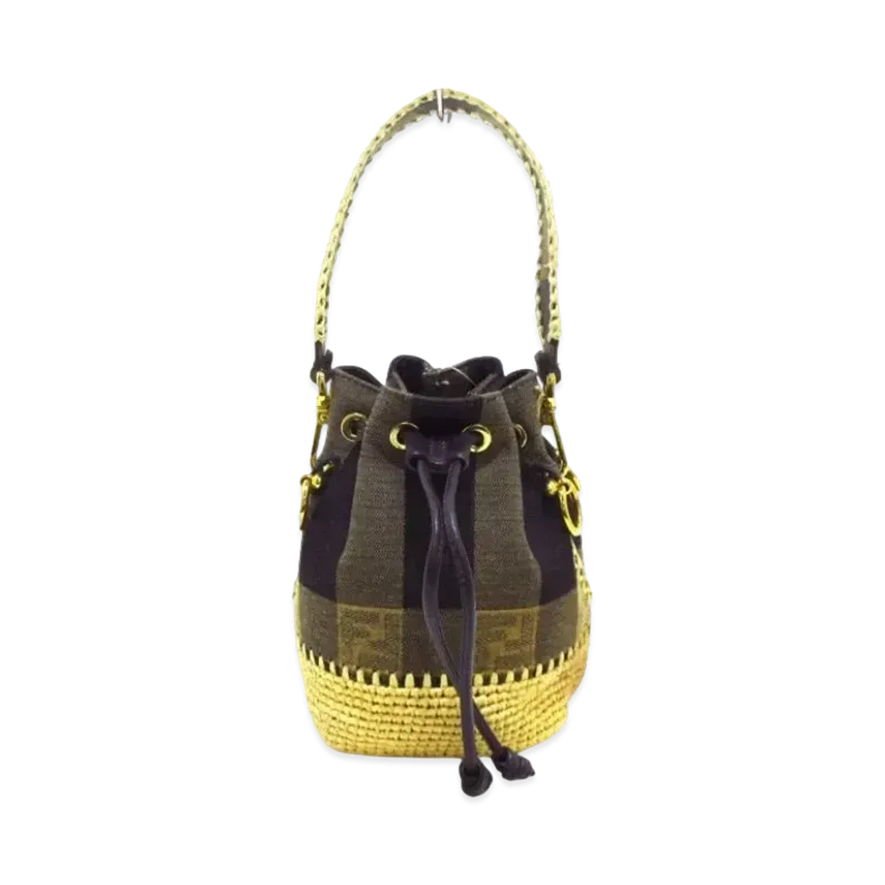 FENDI Minimont Rezor Shoulder Bag "Dark Brown"