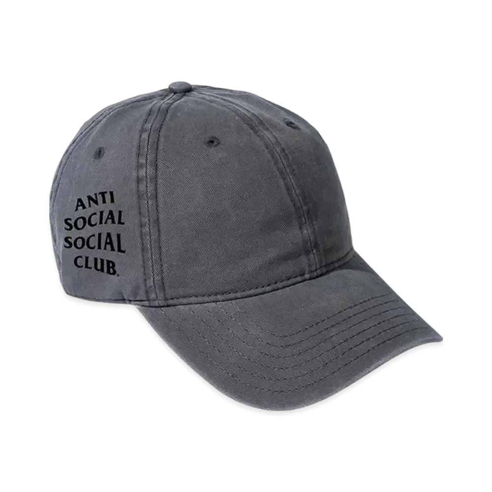 ANTI SOCIAL SOCIAL CLUB I FEEL NUMB Tonal Mind Games Dad Cap "Charcoal"