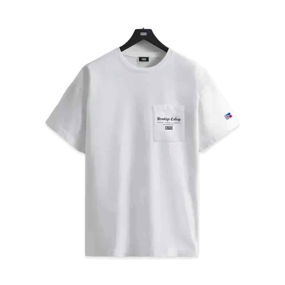 Kith x Russell Athletic x CUNY Brooklyn College Main Gate Vintage Tee "White"