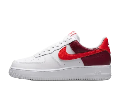 Nike Women's Air Force 1 '07 "White/Light Crimson"