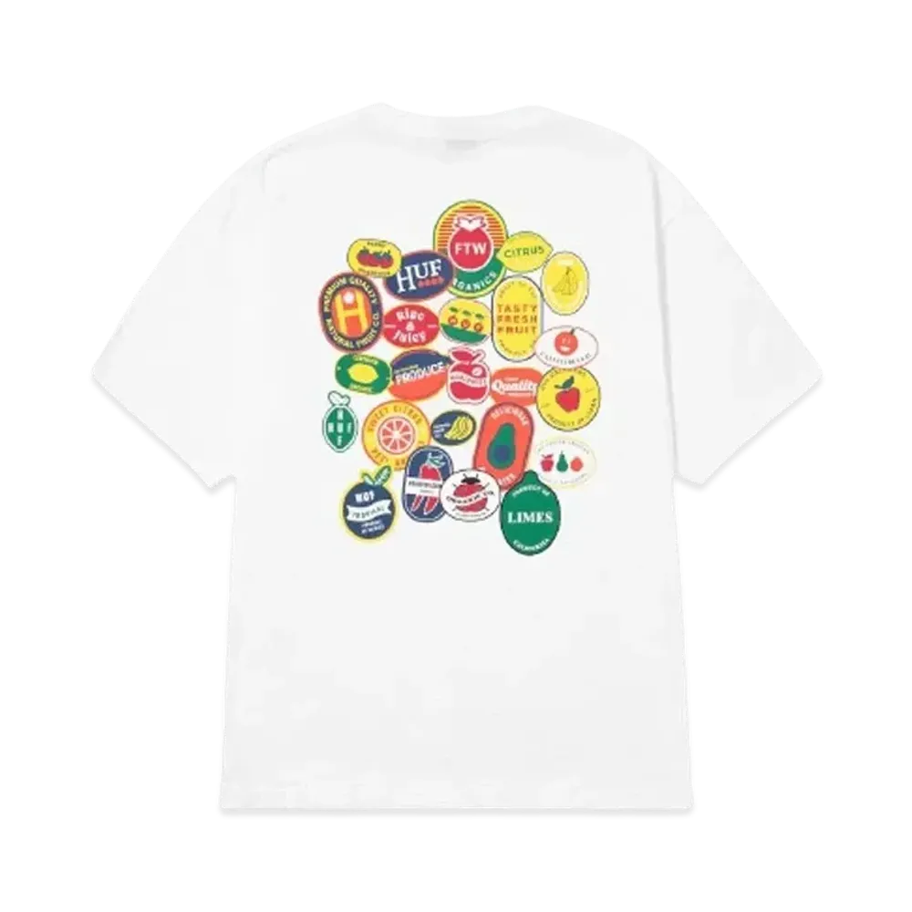 HUF Summer Splash Collection Fruitstand Tee "White"