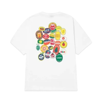 HUF Summer Splash Collection Fruitstand Tee "White"