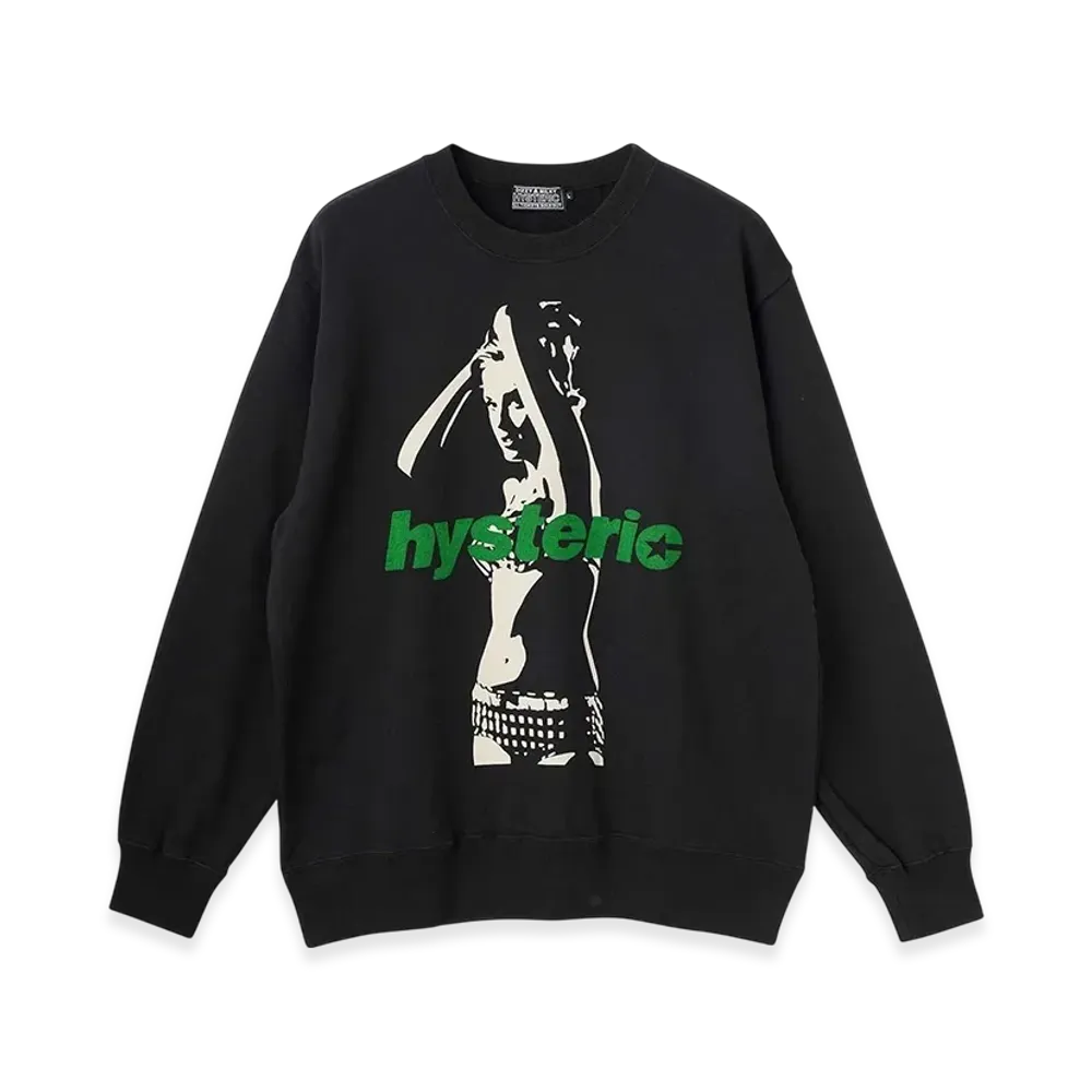 HYSTERIC GLAMOUR Hysteric Armpits Sweatshirt "Black"