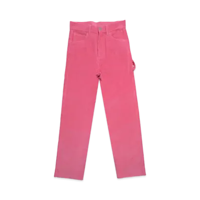 drew house corduroy carpenter pant "Hot Pink"