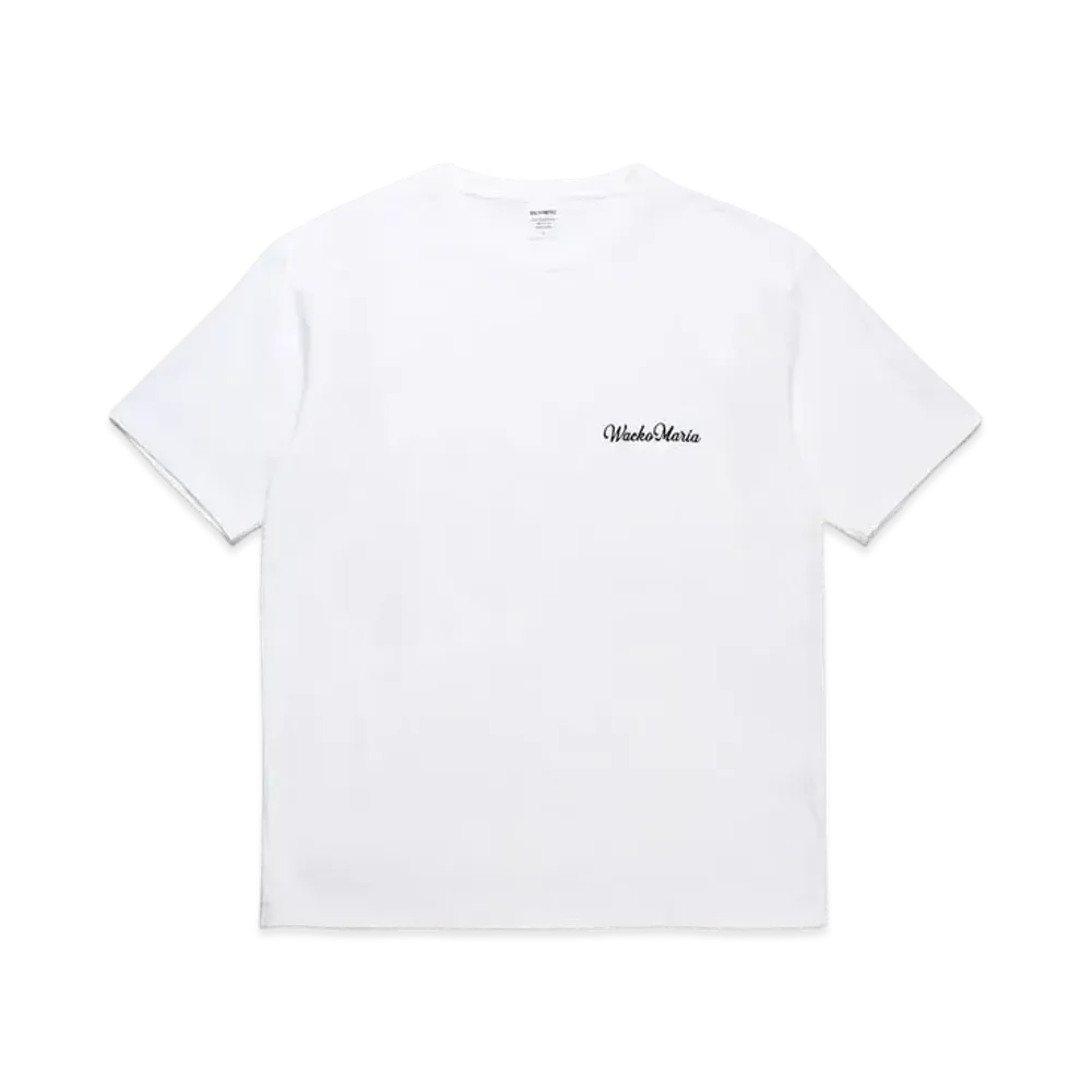 WACKO MARIA Washed Heavy Weight T-Shirt "White"