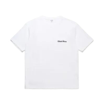 WACKO MARIA Washed Heavy Weight T-Shirt "White"