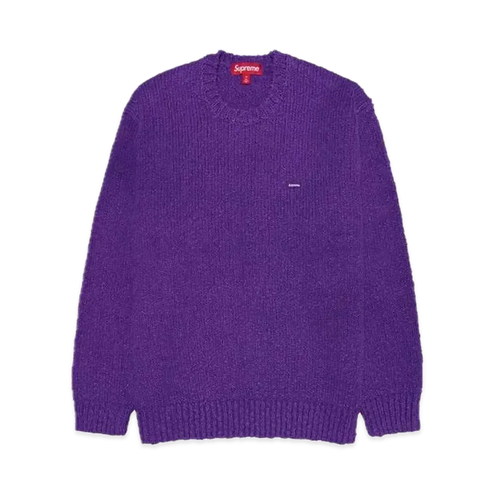 Supreme Bouclé Small Box Sweater "Purple"